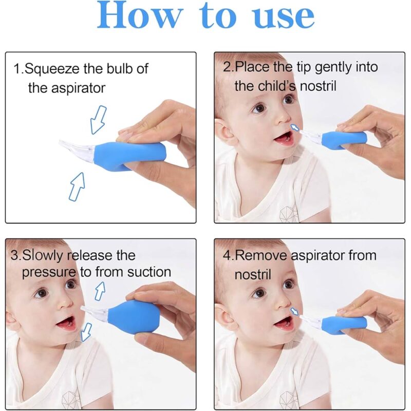 Lamoutor Aspirador Nasal de Alta Calidad para Bebés 4 Piezas - Image 2