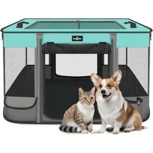 Corralito Plegable para Mascotas Paw Ballet Impermeable y Portátil